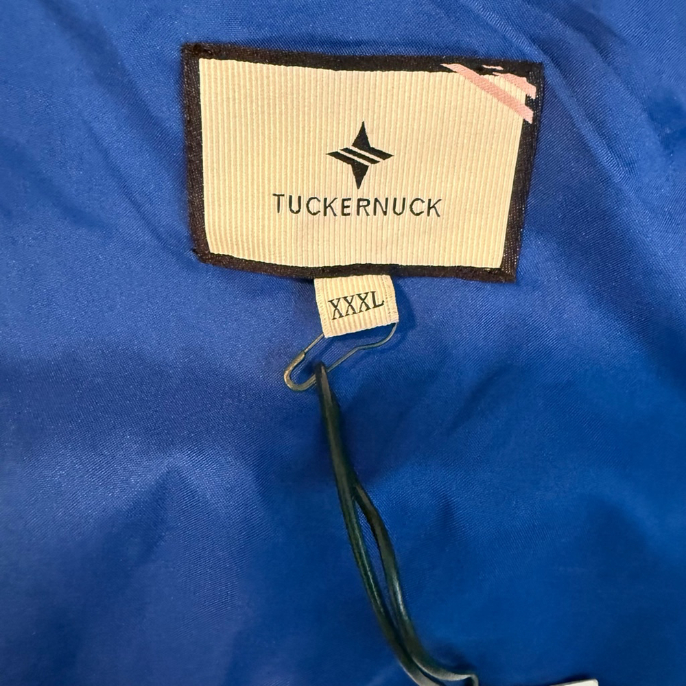 NEW Women's Tuckernuck Dress XXXL Blue Moire Floral - Picture 5 of 7